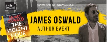 An evening with Author James Oswald at Alloway Library